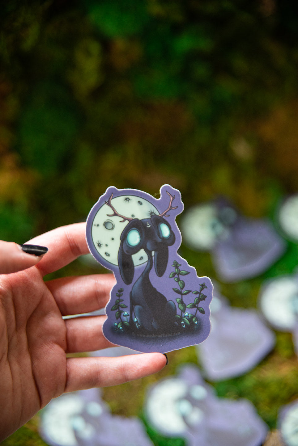 Glowing Jackelope Sticker *RETIRED*