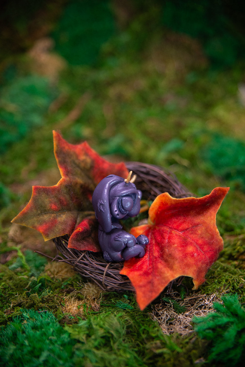 Purple Jackalope Baby Mish #029
