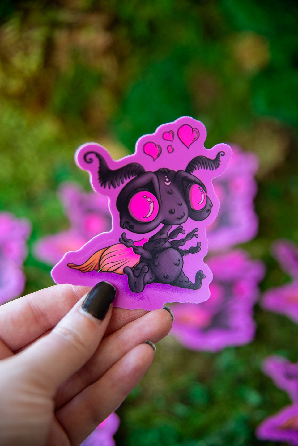 Color Changing Baby Mothman Uppies Sticker
