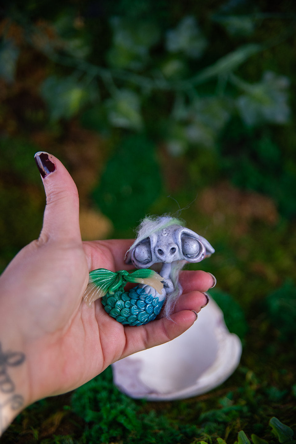 Light Gray Hippocampus Baby Mish #039