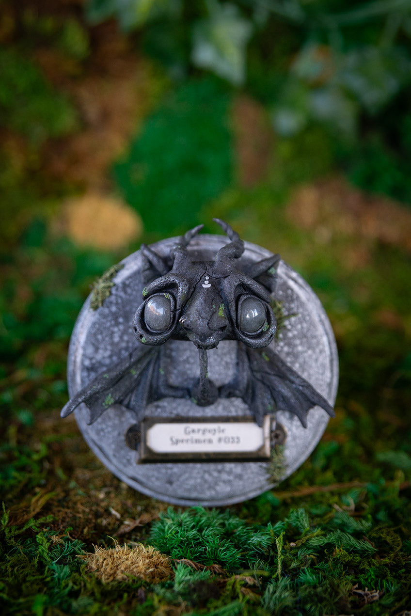 Mossy Gargoyle w/ Nose Rings Wall Mount #033
