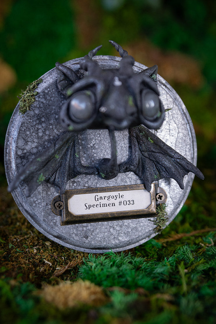 Mossy Gargoyle w/ Nose Rings Wall Mount #033