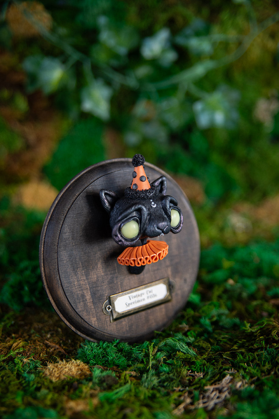 "Vintage" Cat Head Wall Mount #036