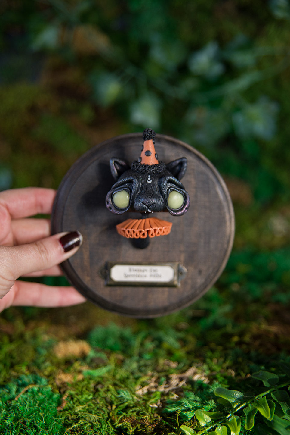 "Vintage" Cat Head Wall Mount #036