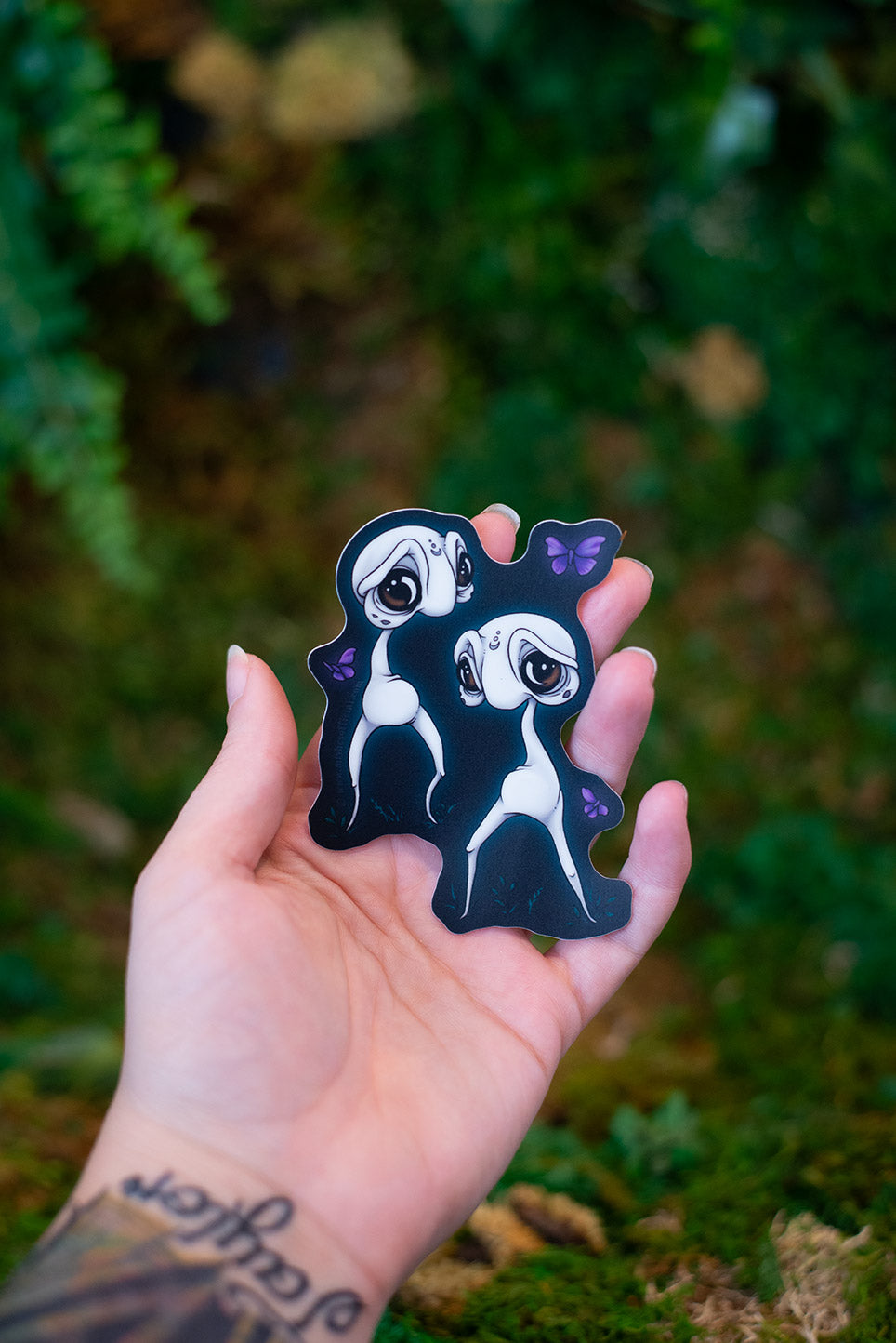 Glowing Fresno Nightcrawlers Sticker