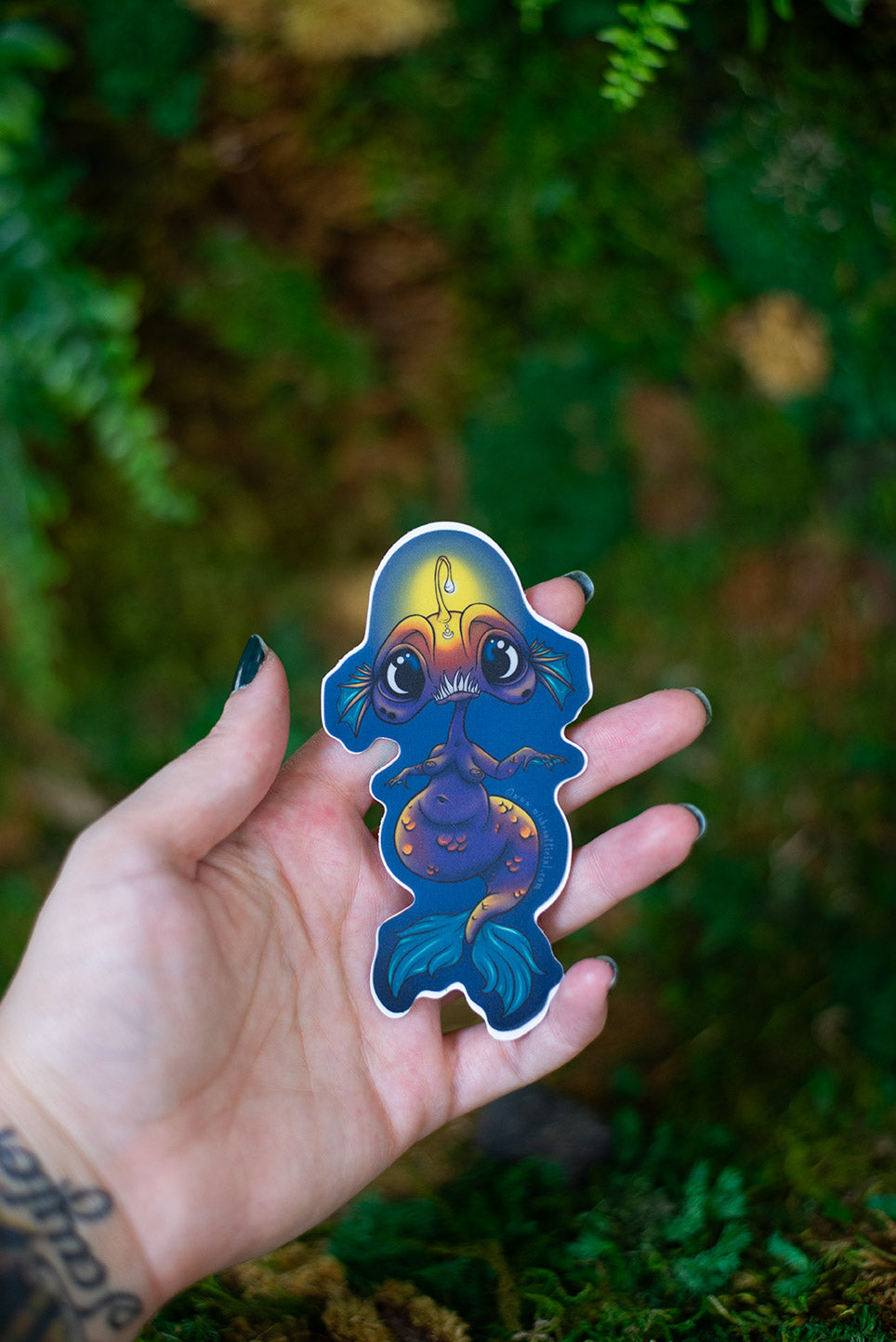 Angler Mermish Sticker