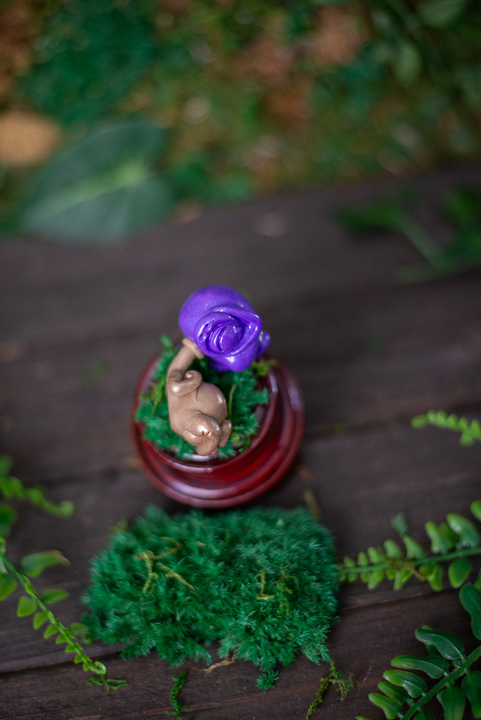 Purple Crystal Ball Baby Mish #48