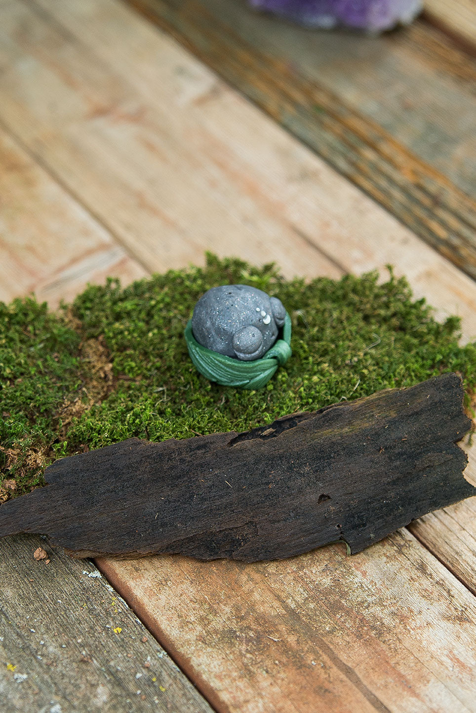 Rock Elemental Spore Sleeping & Swaddled