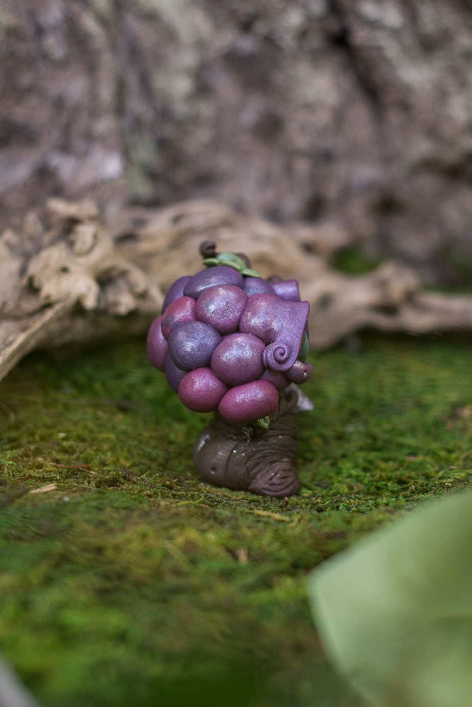 Grape Mish w/ Labradorite Eyes & Amethyst #78