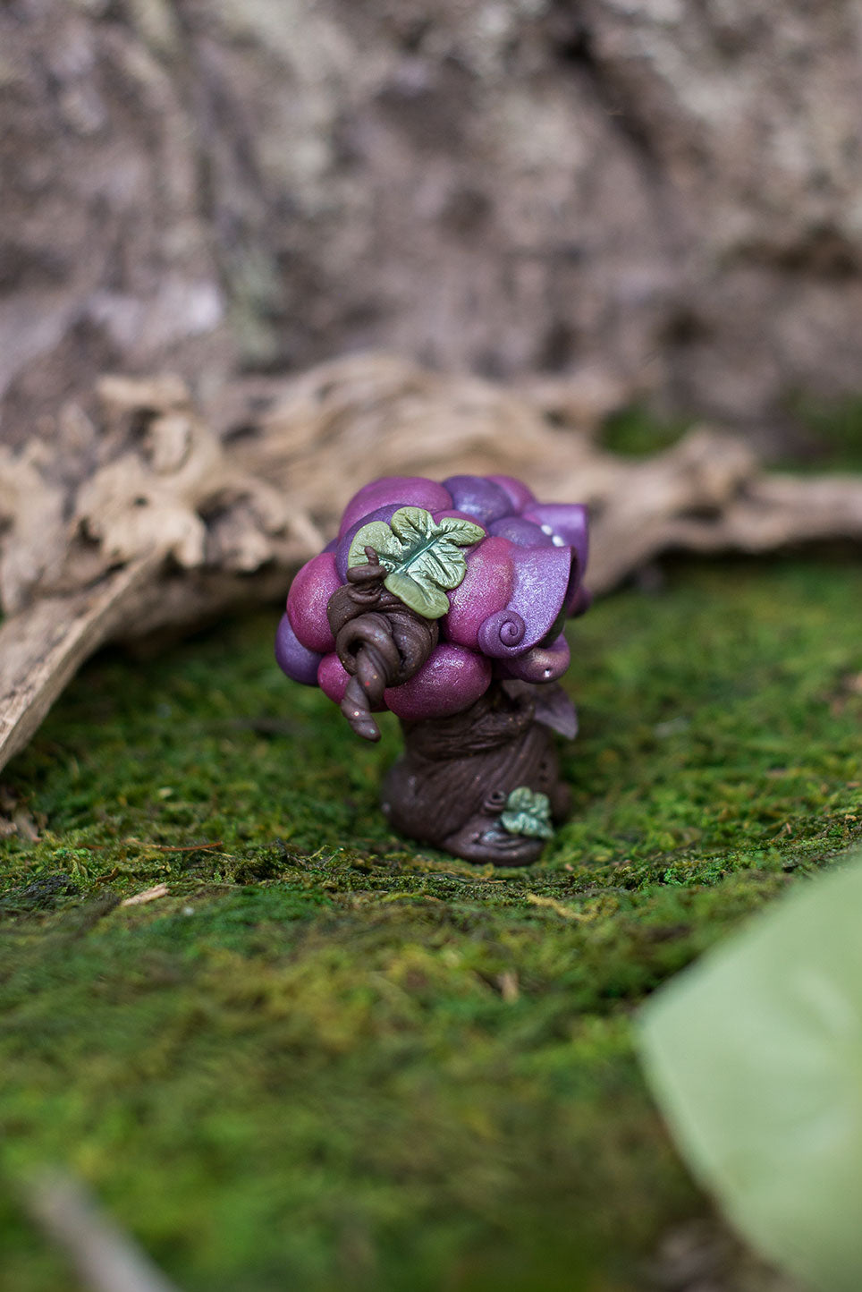 Grape Mish w/ Labradorite Eyes & Amethyst #79