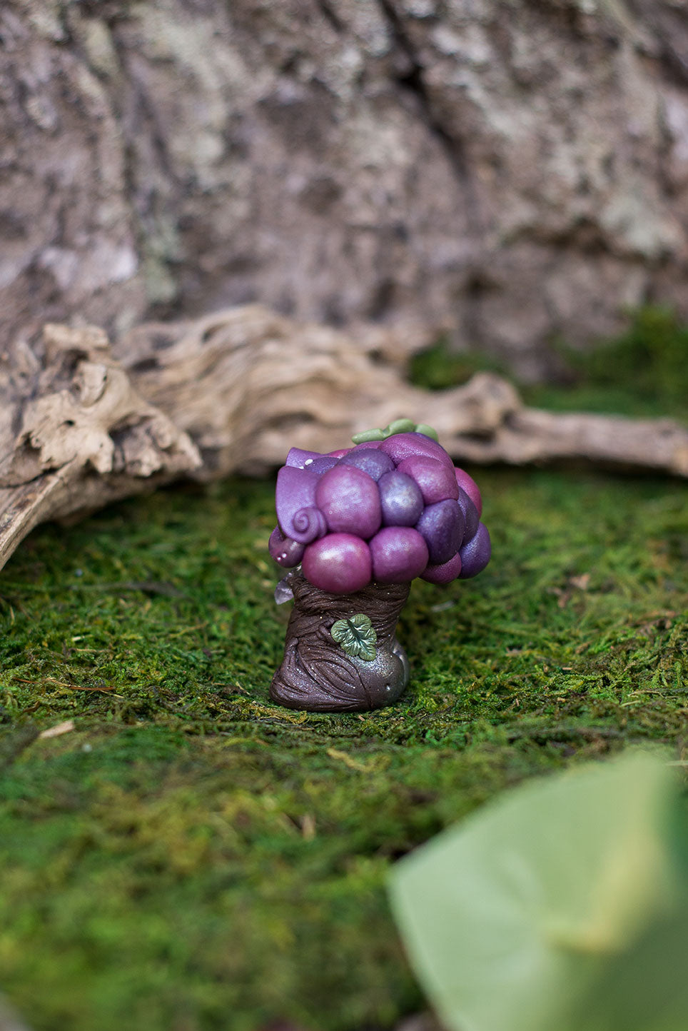 Grape Mish w/ Labradorite Eyes & Amethyst #79