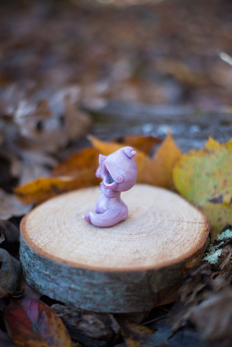 Purple Ghost Mish w/ Amethyst