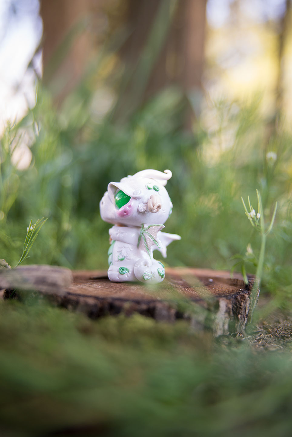White & Green Dragon Mish #103