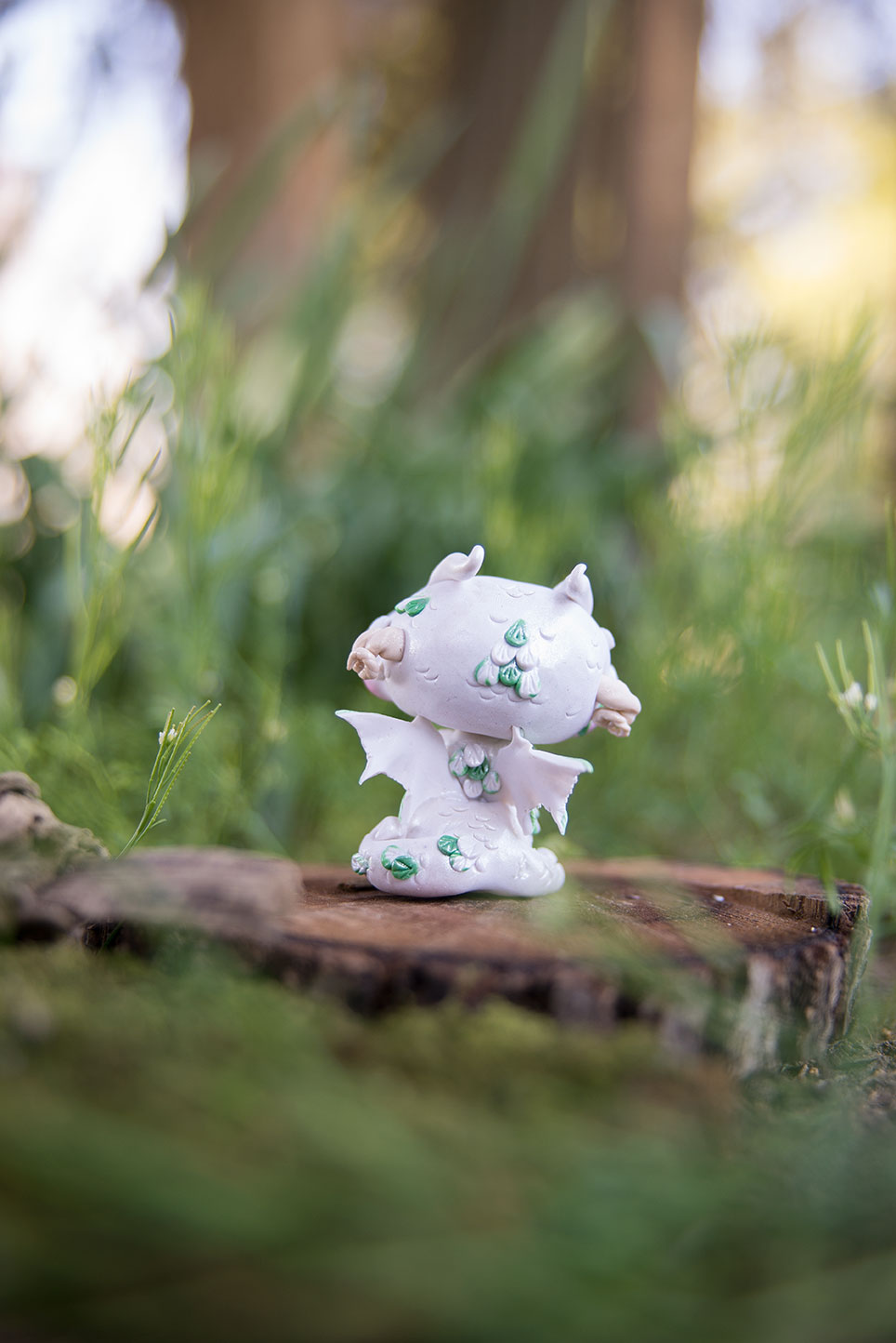 White & Green Dragon Mish #103