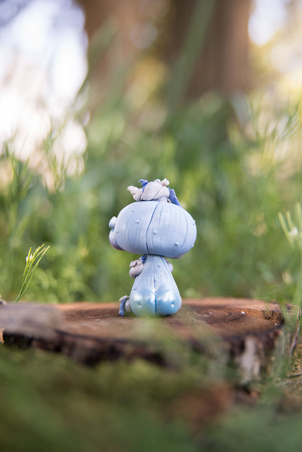 Blue & Silver Pumpkinhead Mish #101