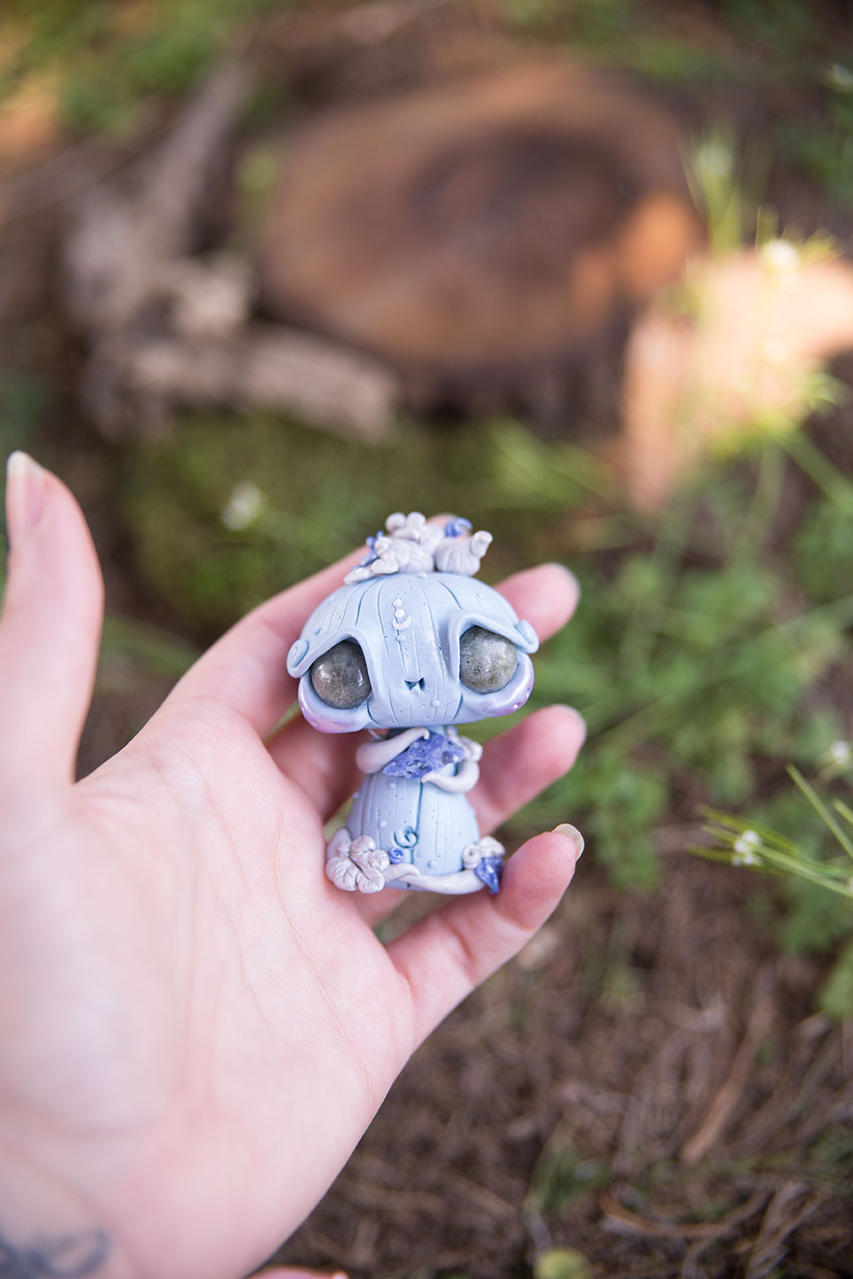 Blue & Silver Pumpkinhead Mish #101