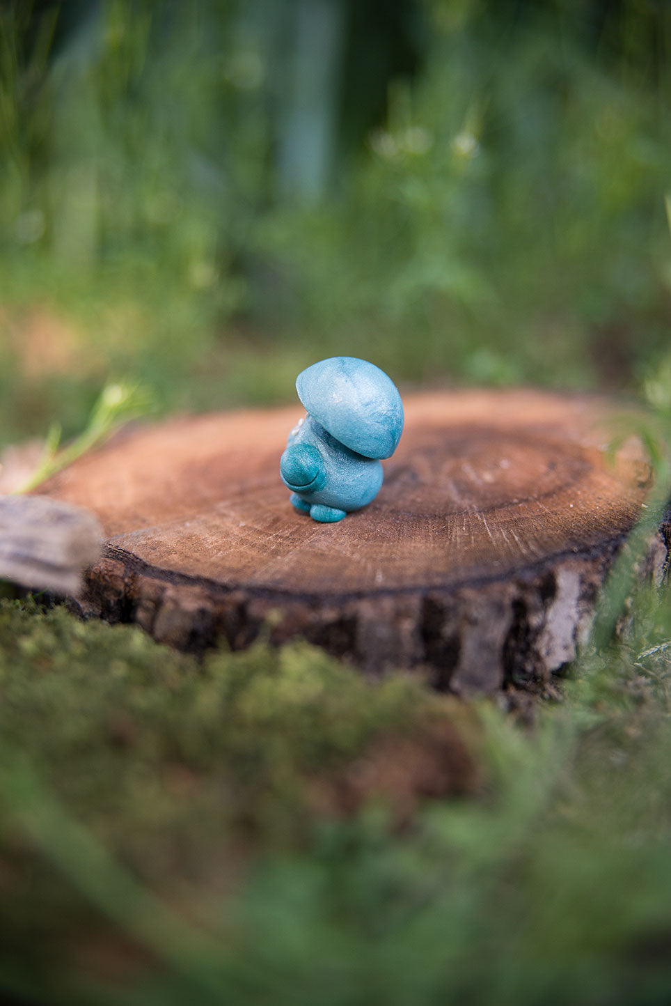 Blue Mushroom Spore #13