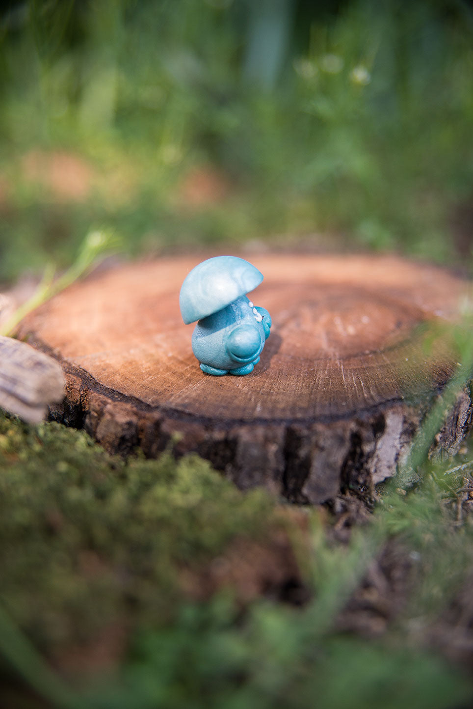 Blue Mushroom Spore #13