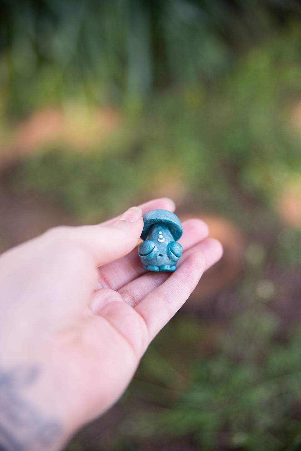 Blue Mushroom Spore #13