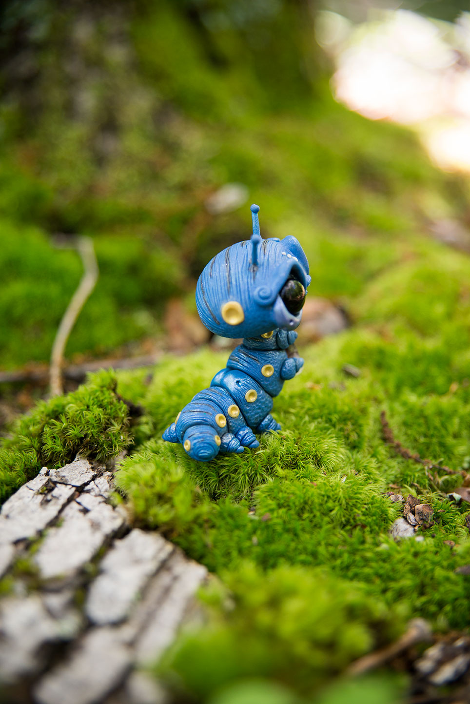 Blue Caterpillar Mish #130