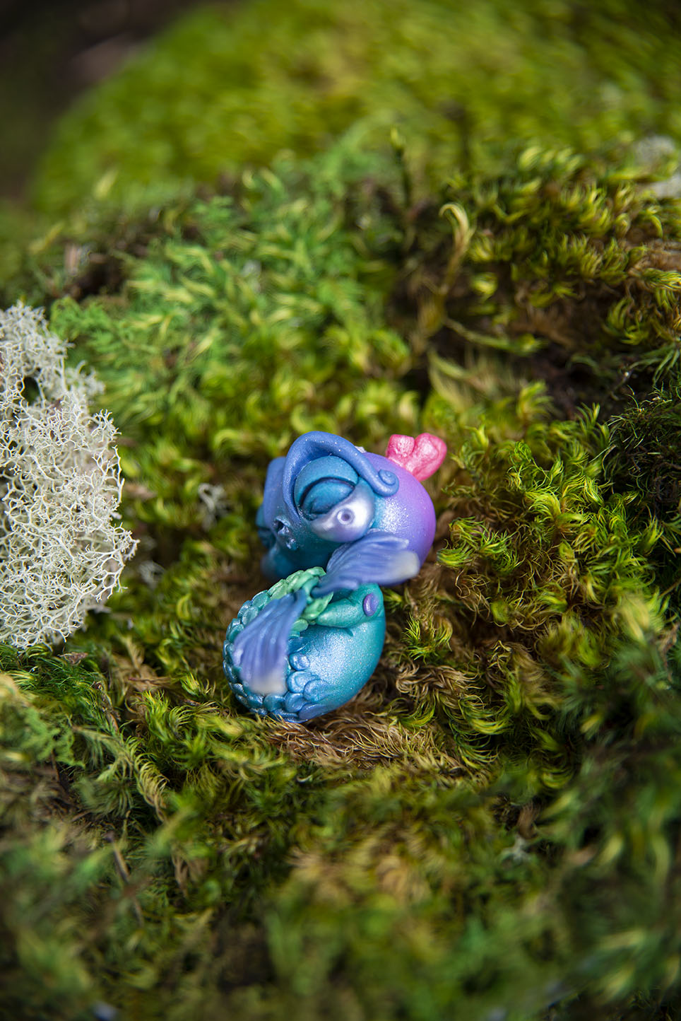 Purple & Green Mermishling #005