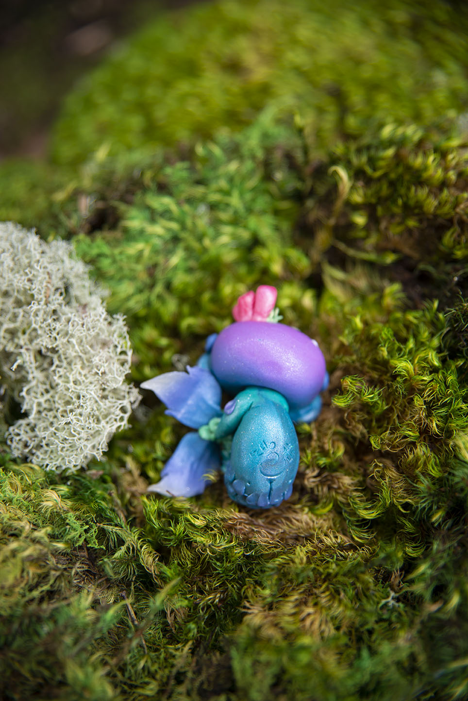 Purple & Green Mermishling #005