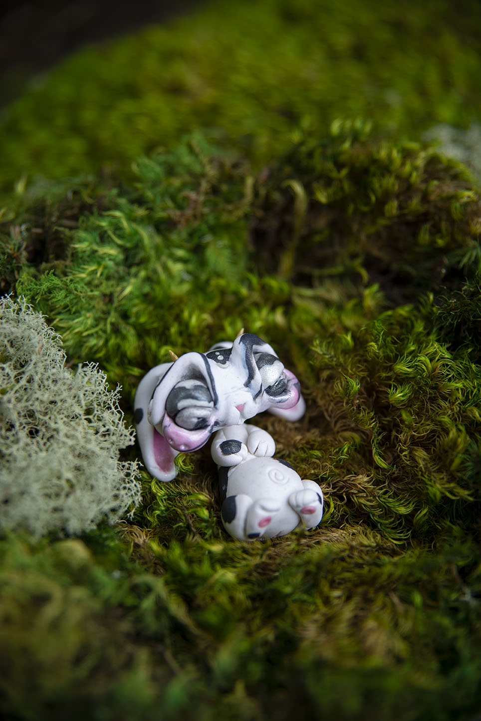Black & White Jackelope Mishling #012