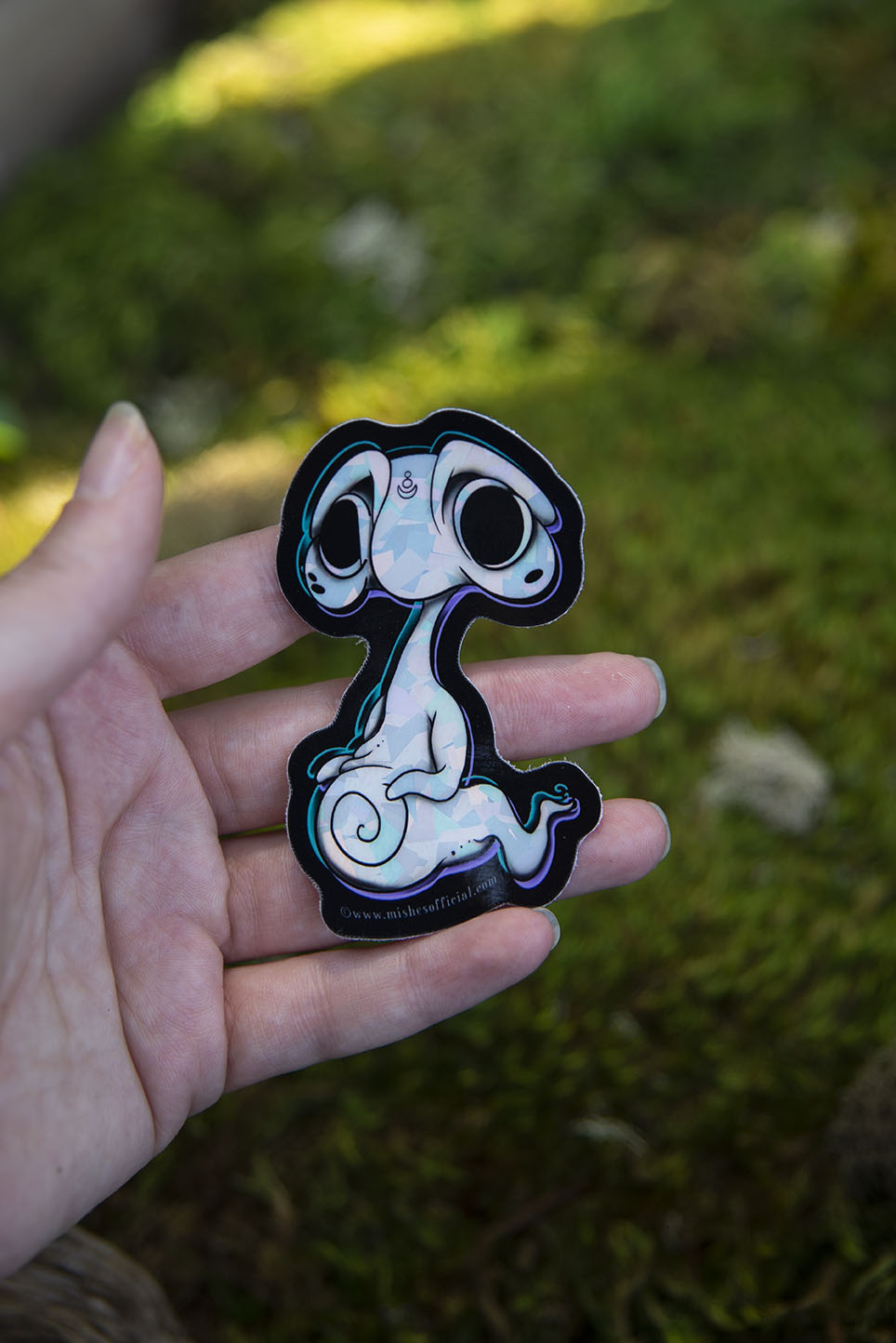 Prismatic Ghost Sticker