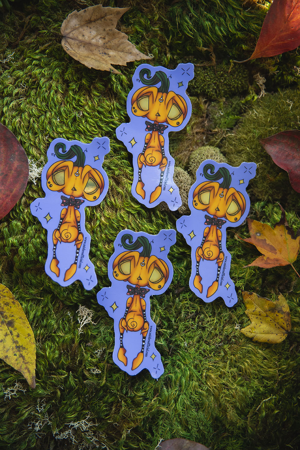 Standing Pumpkinhead Sticker