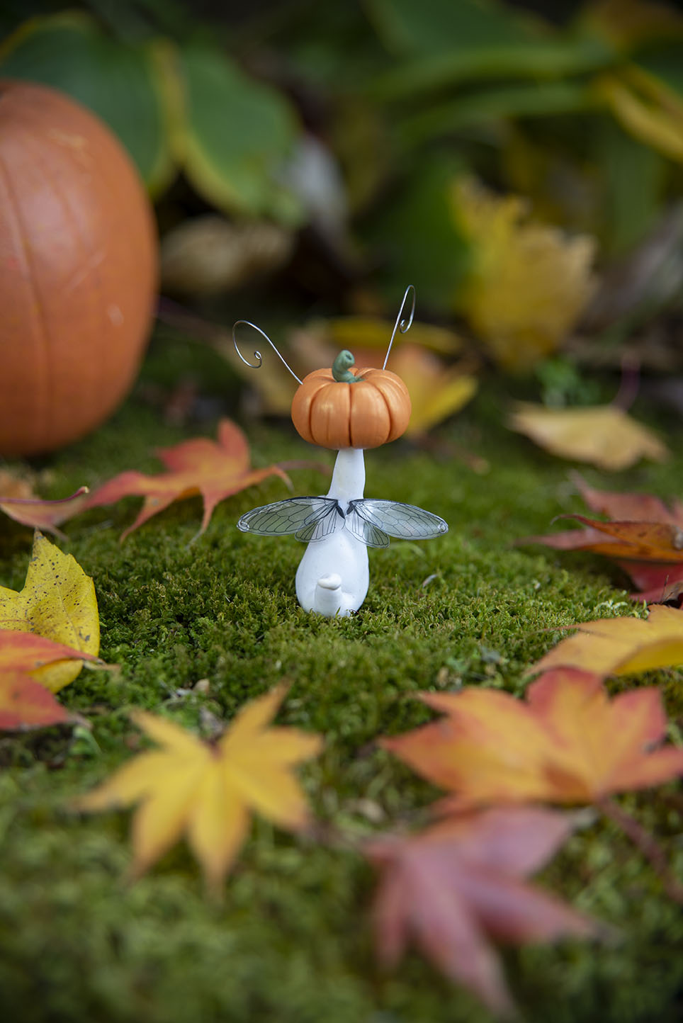 GLOW Ghost Pumpkinhead Sprocket w/ Wings #104
