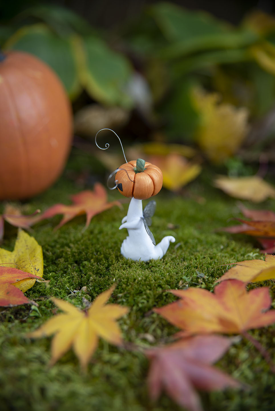 GLOW Ghost Pumpkinhead Sprocket w/ Wings #104