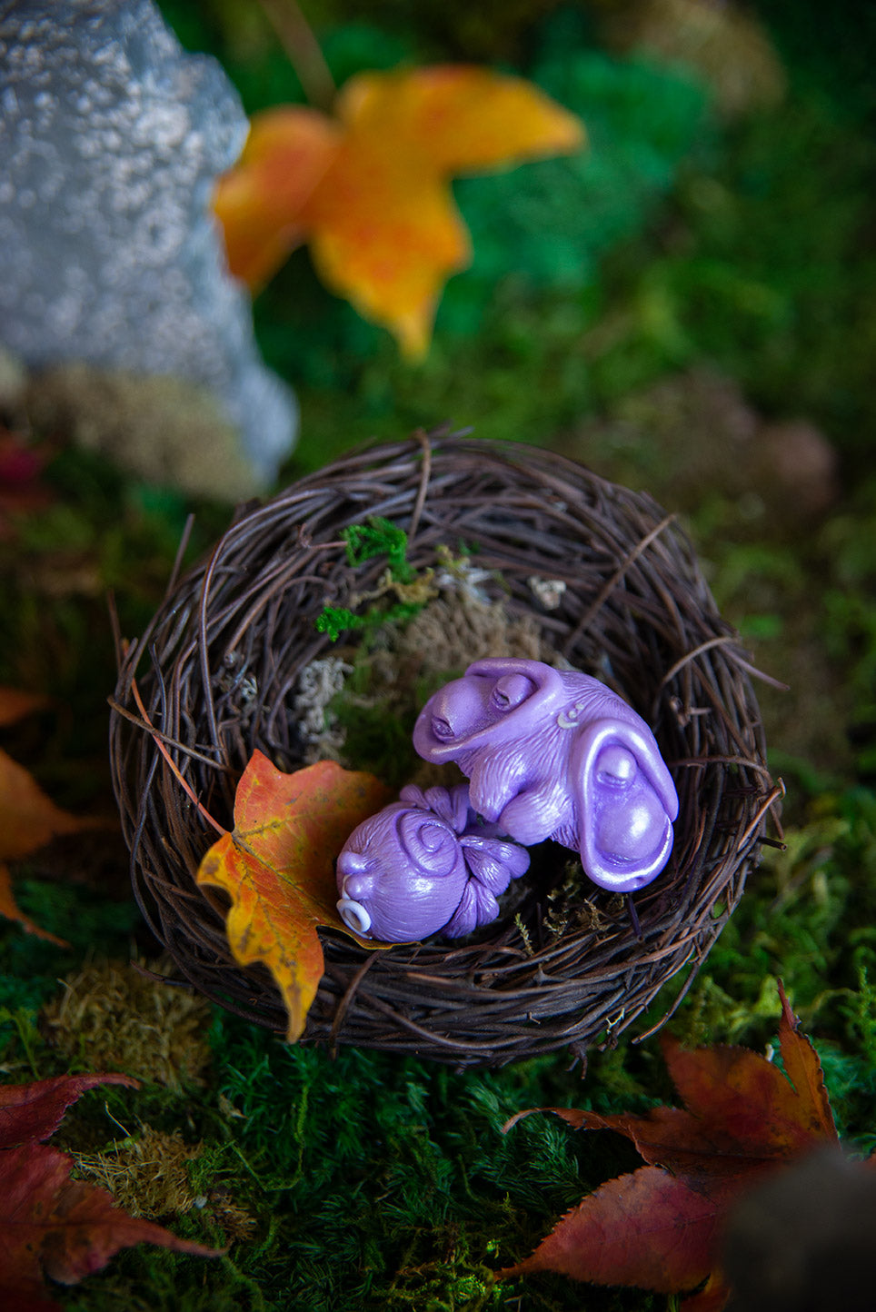 Purple Spider Mishling #024