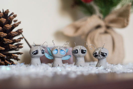 SALE!!! Female Sprocket -OOAK collectible handmade polymer clay art toy gift