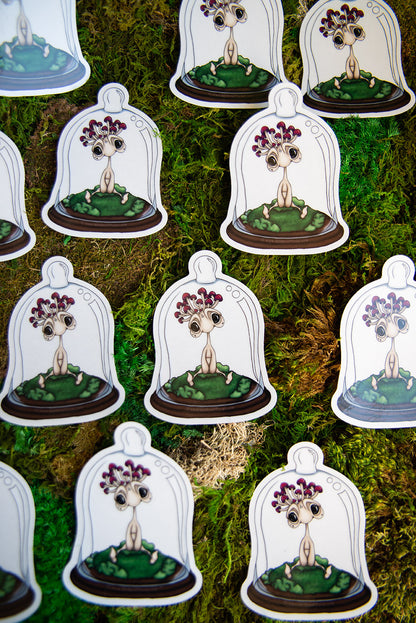Bell Jar Mishroom Sticker *RETIRED*
