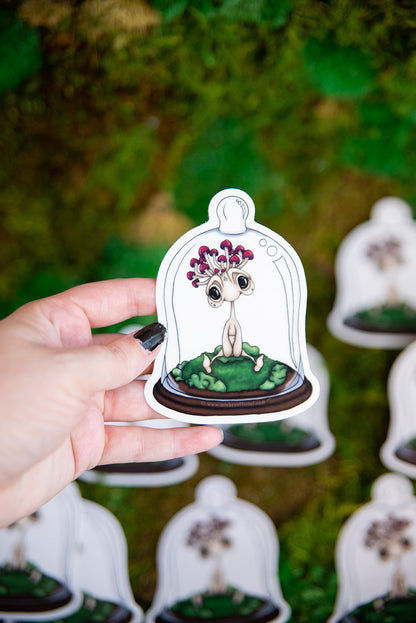 Bell Jar Mishroom Sticker *RETIRED*