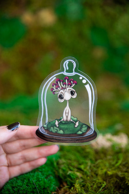 Bell Jar Mishroom Sticker *RETIRED*
