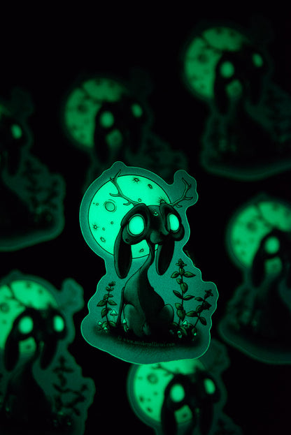 Glowing Jackelope Sticker *RETIRED*