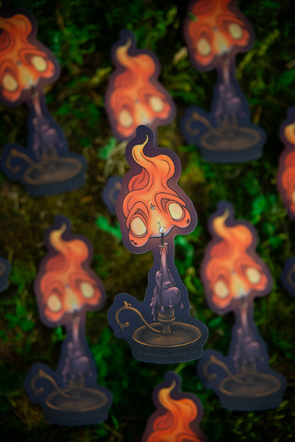 Last Light Candle Sticker