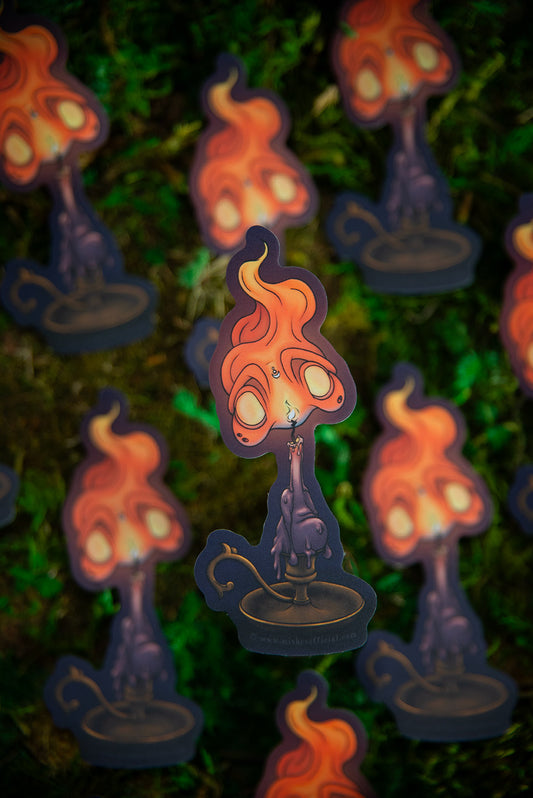 Last Light Candle Sticker