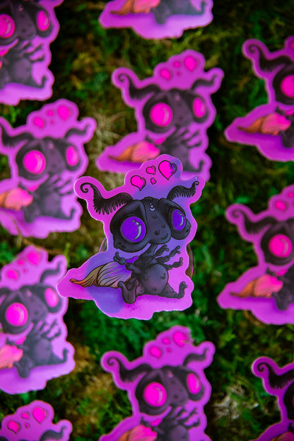 Color Changing Baby Mothman Uppies Sticker