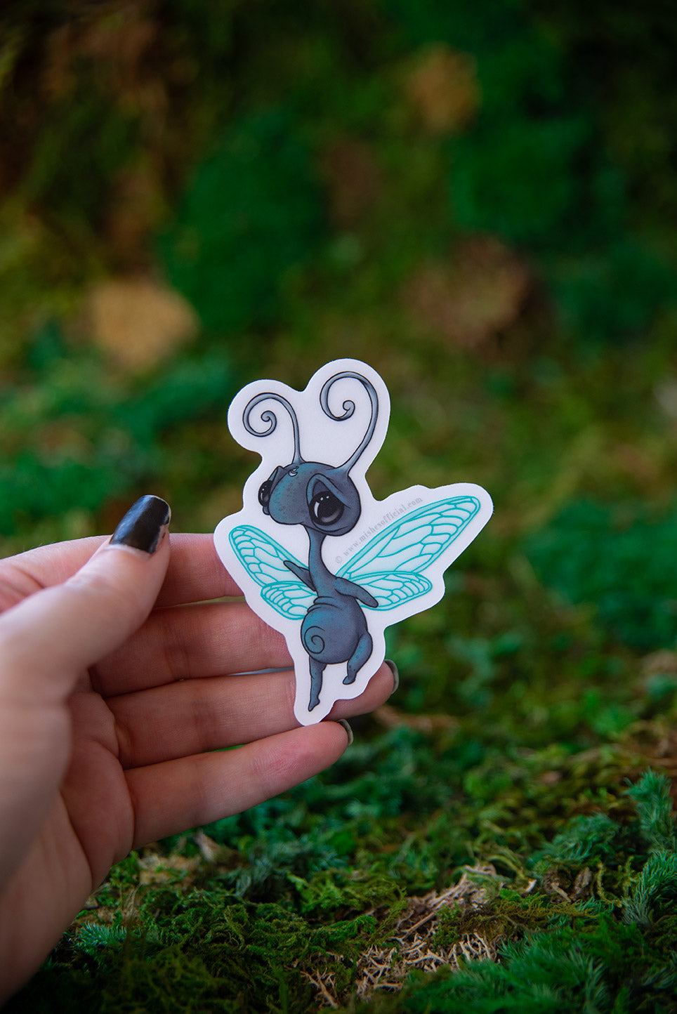 Winged Sprocket Sticker