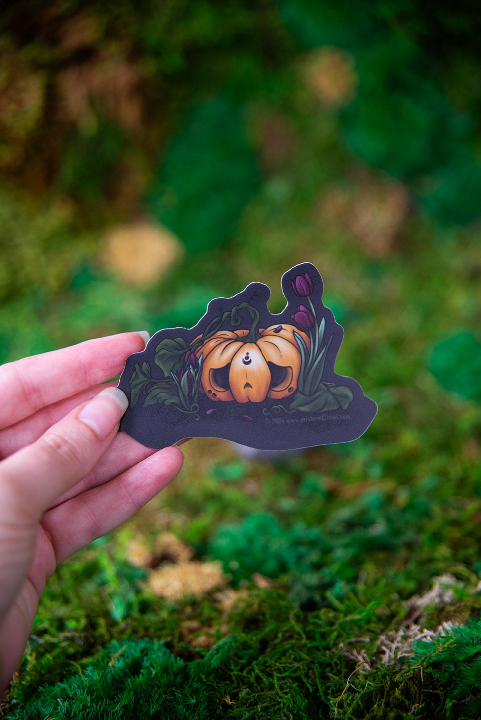 Spring Pumpkin Sticker