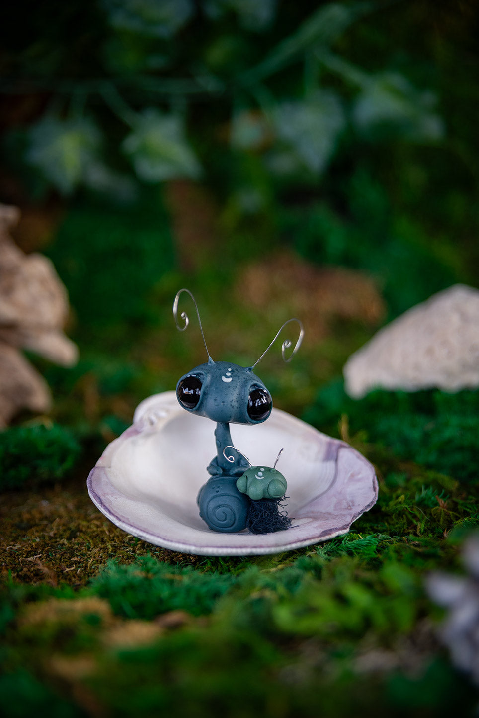 Blue Mersprocket w/ Green Baby #133