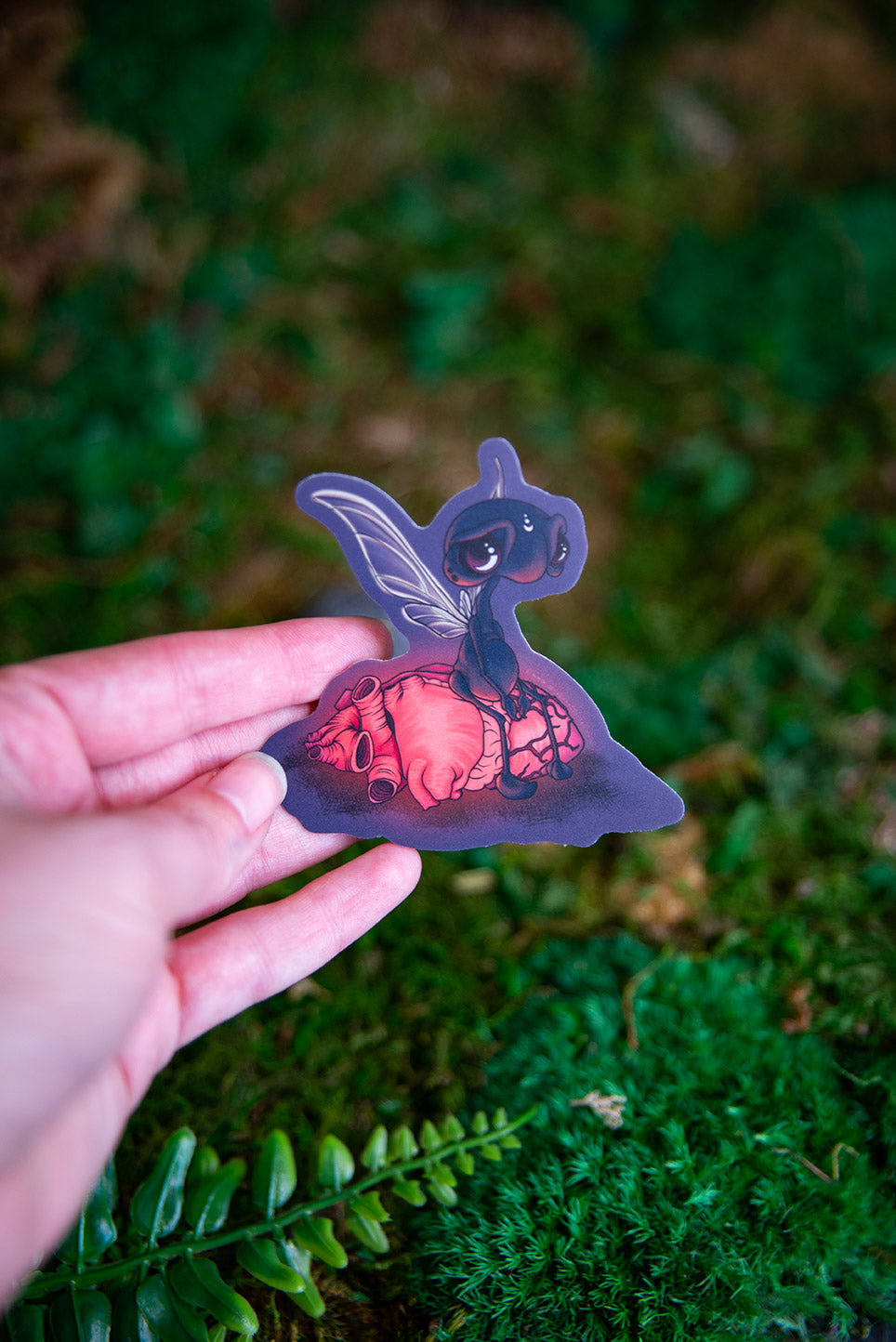 Heavy Heart Fairy Sticker