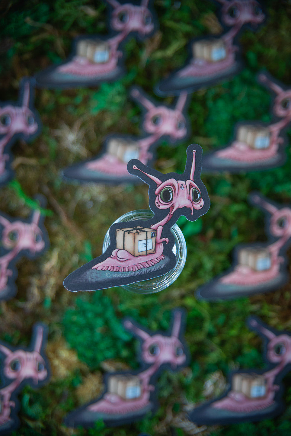 Percy the Parcel Snail Sticker