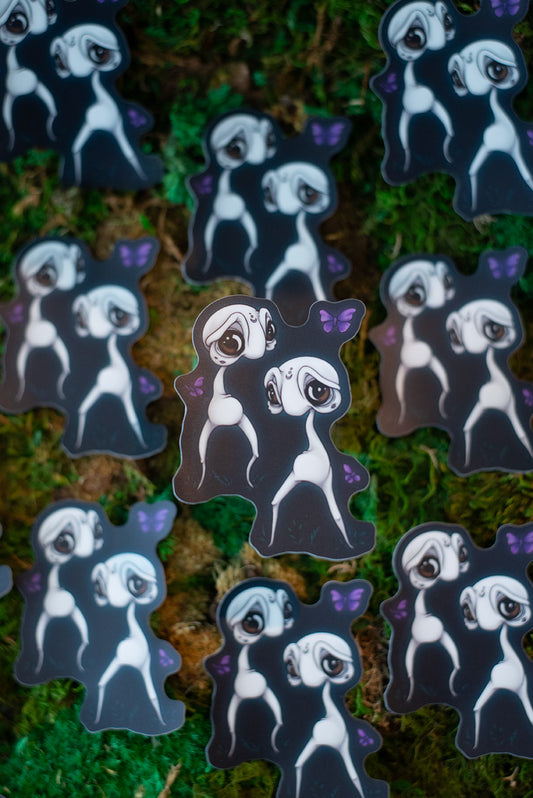 Glowing Fresno Nightcrawlers Sticker