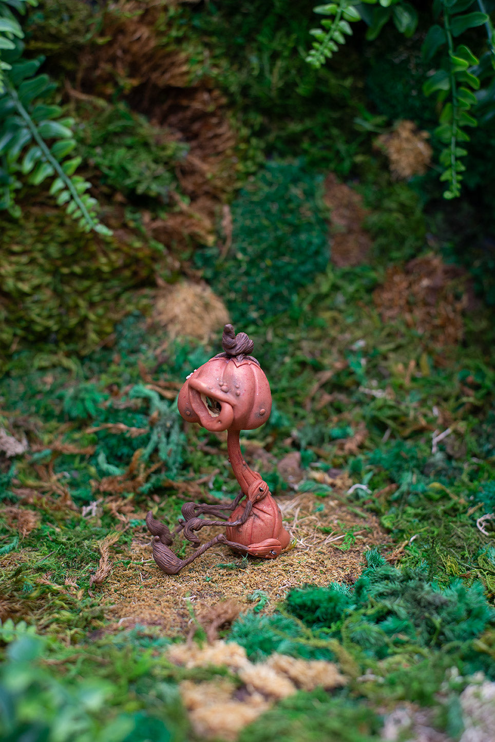 Dark Orange Jack O'Lantern Adult Mish #261