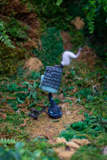 Blue Baba Yaga House Adult Mish #265