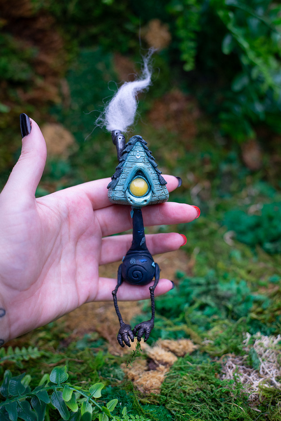 Blue Baba Yaga House Adult Mish #265