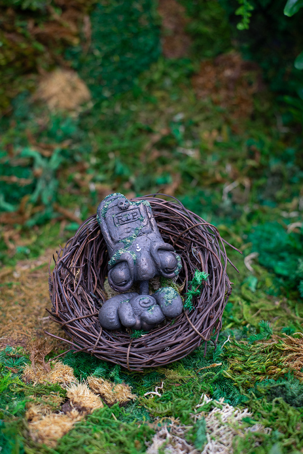 Mossy Headstone Baby Mish #42